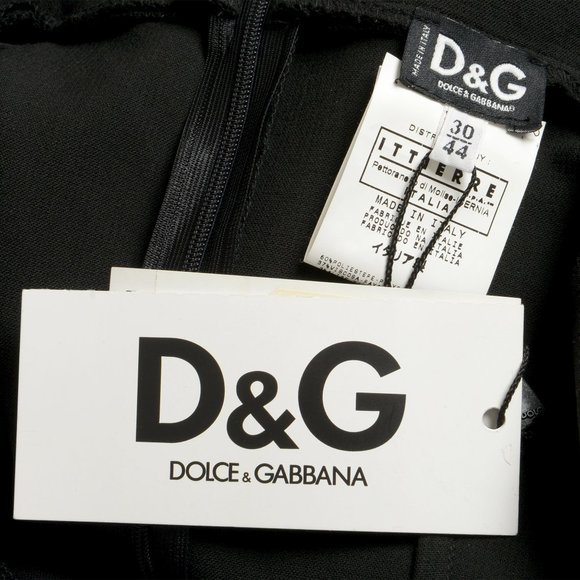 Dolce & Gabbana Women's Black Pencil Dress US L IT 44 - Picture 5 of 6